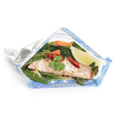 20 x Lakeland Fish & Vegetable Zip 'n' Steam Microwave Cooking Bags, 25