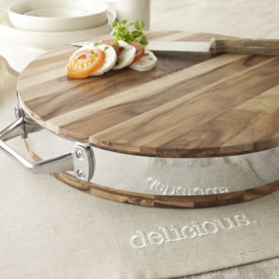 delicious. Acacia Round Chopping Board