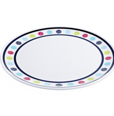 Spots & Stripes Alfresco Melamine Dinner Plate