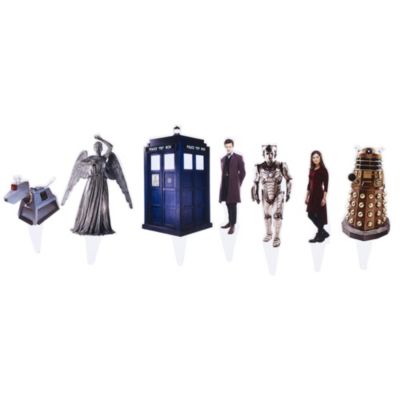Doctor Who Cake Decorating Kit in toppers characters and ...