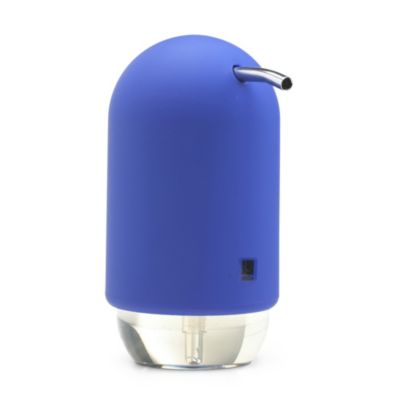 Blue Mini Soft-Touch Soap Pump 