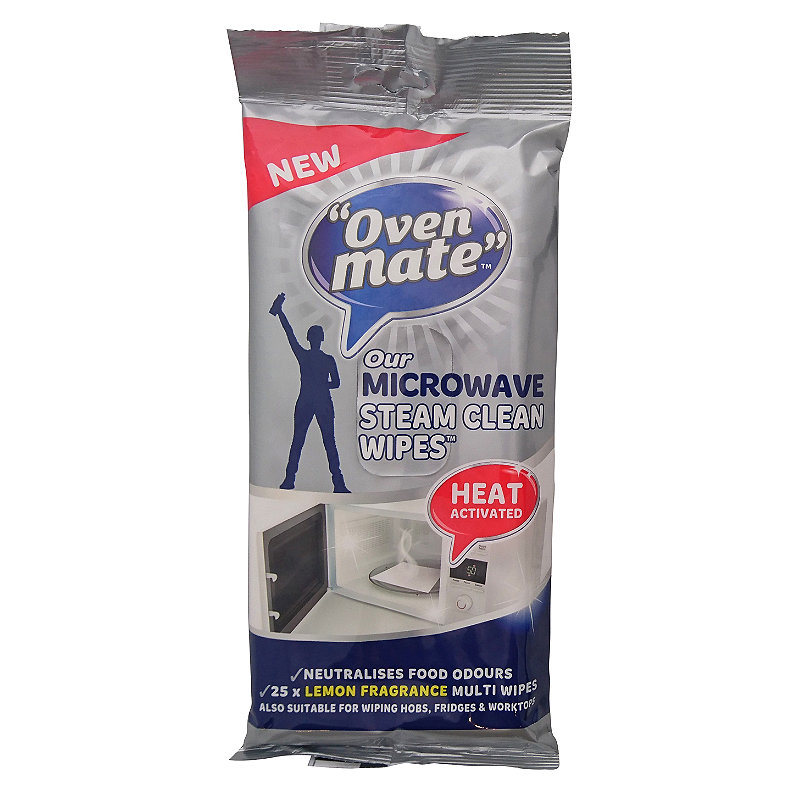 Microwave oven cleaner