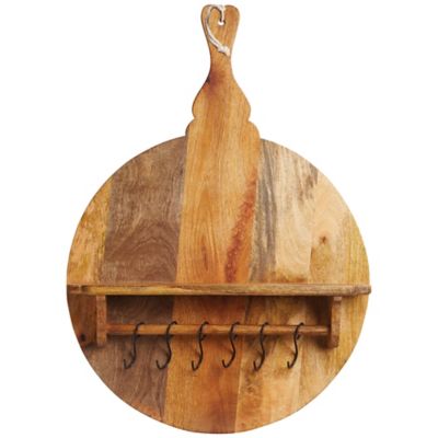 Masterclass Mango Wood Shelf in serving boards and dishes ...