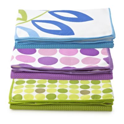 2 Sparkle-Finish Kitchen Towels