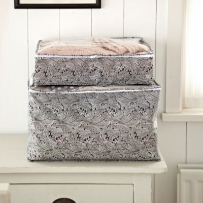 Black & White Paisley Storage