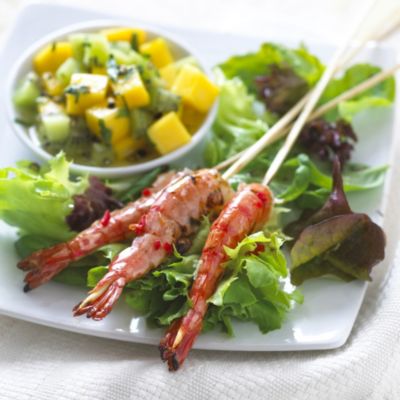 Skewered Tigern Prawns