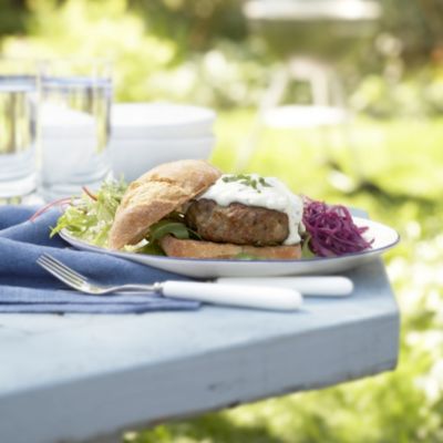 Lamb burgers