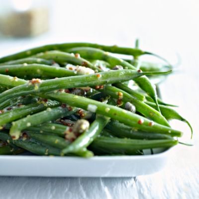 Green Beans with Mustard Vinaigrette