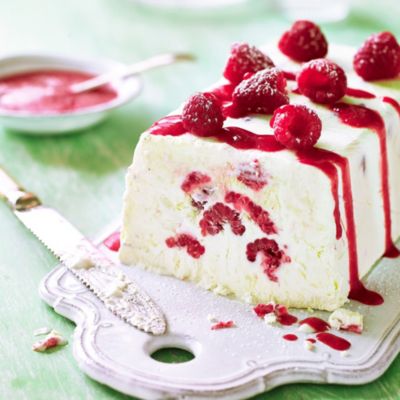 Himbeer Joghurt Terrine Mit Blaubeersauce - Rezepte Suchen