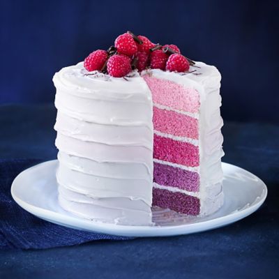 Rainbow Layer Cake With Raspberry Frosting Recipes Lakeland