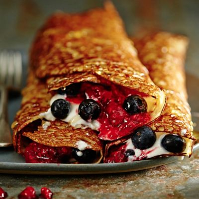 Buckwheat Crêpes With Raspberry Compote Pancake Recipes Lakeland