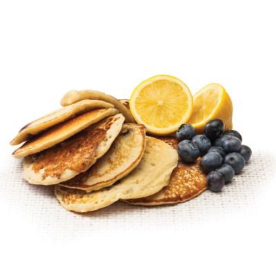 skinny lemon and blueberry pancakes in healthy eating at Lakeland