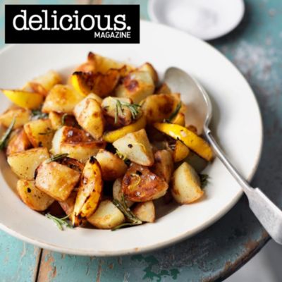 Chipped rosemary and lemon potatoes 