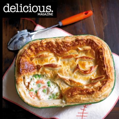Smoked fish and cider pie