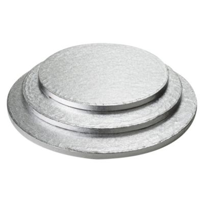 25cm Silver Cake Board Drum - Round - (Image 3)