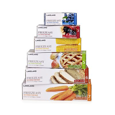 100 Flat Freezeasy Food Freezer Bags 13 x 18cm image(4)