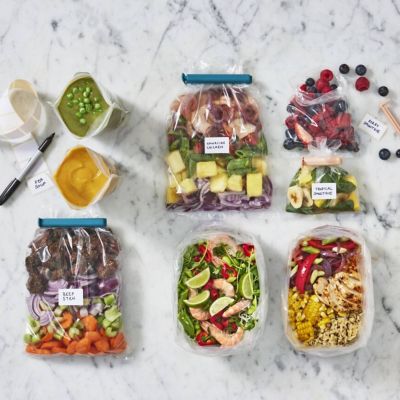 100 Flat Freezeasy Food Freezer Bags 18 x 23cm image(5)