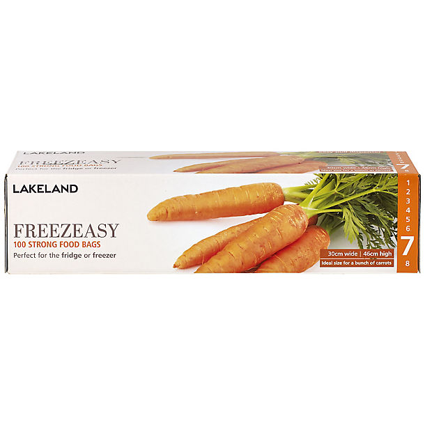 100 Flat Freezeasy Food Freezer Bags 30 x 46cm image(1)