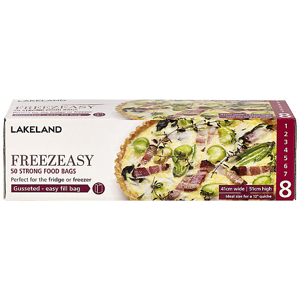 50 Gusseted Freezeasy Food Freezer Bags 41 x 51cm image(1)
