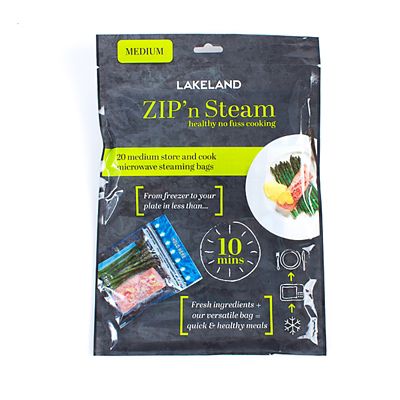 20 Lakeland Zip n Steam Cooking Bags 20 x 25cm image(3)