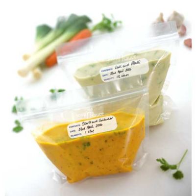 20 Soup n Sauce Press Seal Freezer Bags 1L - (Image 2)