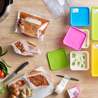 20 Soup n Sauce Press Seal Freezer Bags 1L image(4)