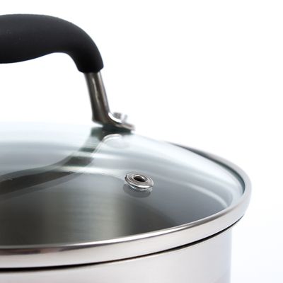 Lakeland Stainless Steel 16cm Lidded Saucepan 1.9L image(3)