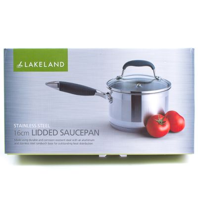 Lakeland Stainless Steel 16cm Lidded Saucepan 1.9L image(6)