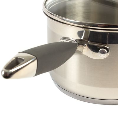 Lakeland Stainless Steel 18cm Lidded Saucepan 2.7L image(3)