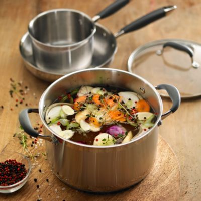 Lakeland Stainless Steel Lidded Stock Pot Pan 8.9L - 24cm image(2)