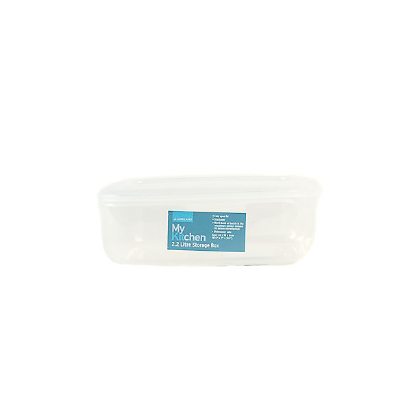 Microwavable Oblong Food Storage Container  2.2L image(1)