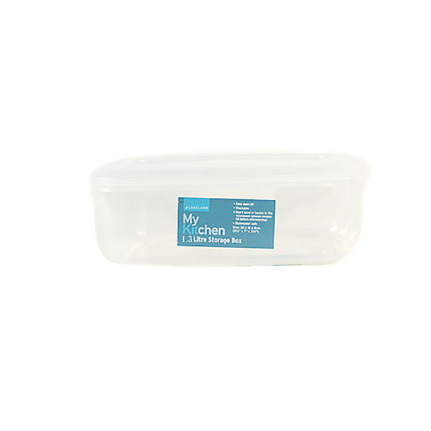 Microwavable Oblong Food Storage Container 1.3L image()