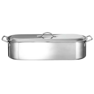 Stainless Steel Long Fish Steamer Kettle - Rack & Lid image()