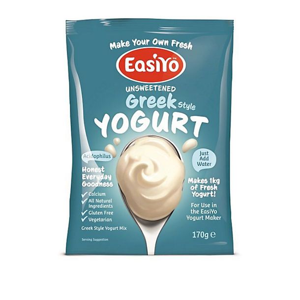 EasiYo Unsweetened Greek Style 1kg Yogurt Mix (5 x 170g) image()