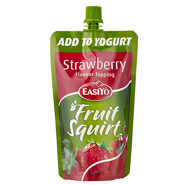 EasiYo Yogurt Fruit Squirt - Strawberry 250g image()