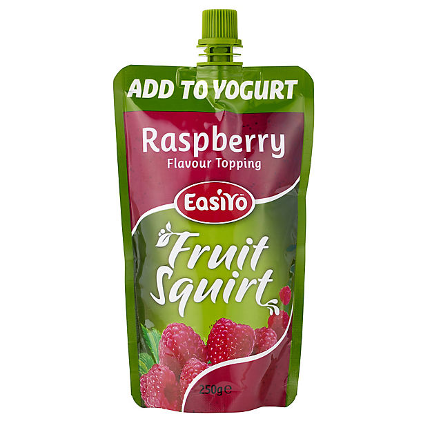EasiYo Yogurt Fruit Squirt - Raspberry 250g image()