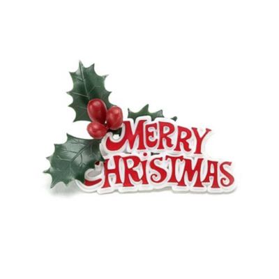 Holly Cake Topper image()