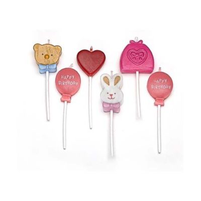 Girl's Birthday Candles image()
