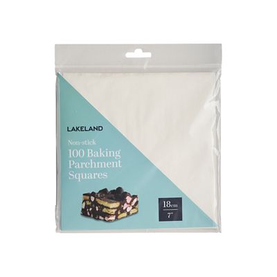 100 Baking Parchment Liner Paper Squares 18cm image(3)