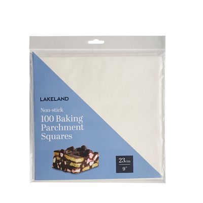 100 Baking Parchment Liner Paper Squares 23cm image(3)