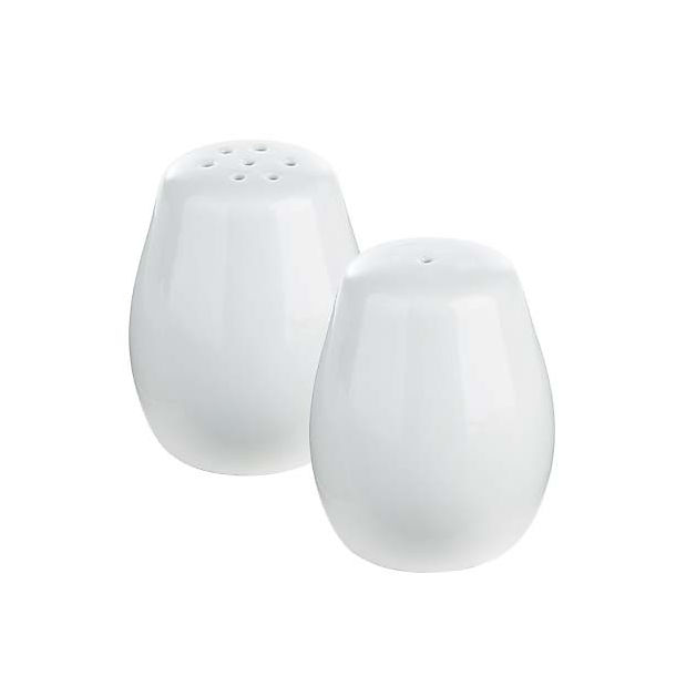 Porcelain White Salt & Pepper Shaker Set image()
