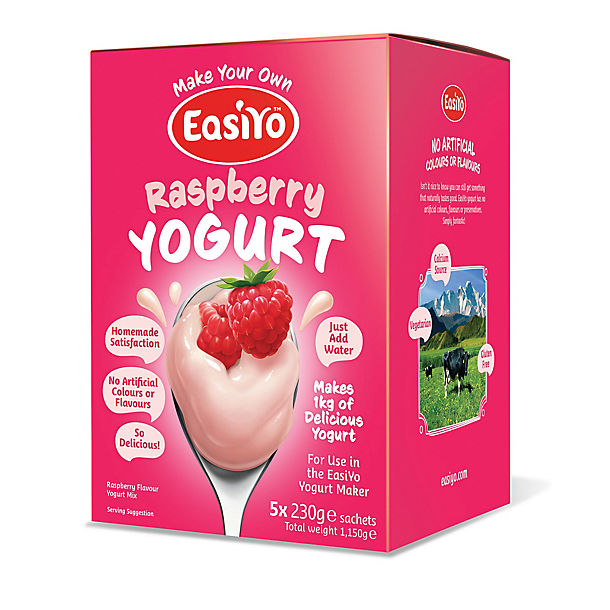 EasiYo Raspberry 1kg Yogurt Mix x 5 image()