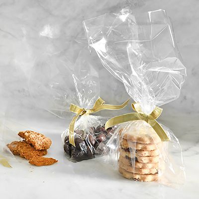 50 Clear Gusseted Presentation Gift Bags 20 x 28cm image(3)