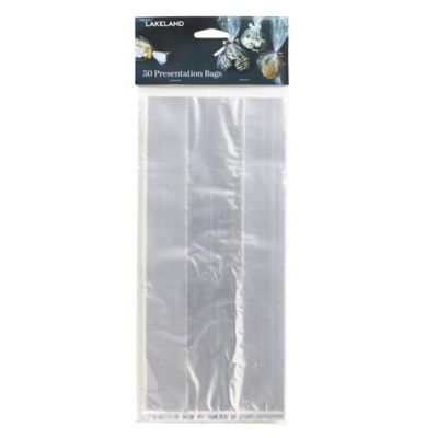 50 Clear Gusseted Presentation Gift Bags 20 x 28cm image(4)