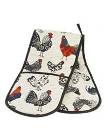 Rooster Collection Double Oven Gloves image()