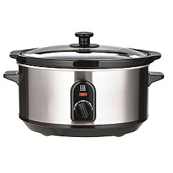 Large Family Stainless Steel Slow Cooker 6L | Lakeland
