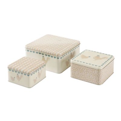 Henrietta 3 Square Cake Tins image()