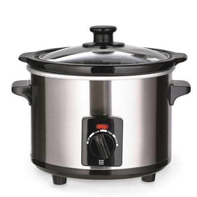 Stainless-Steel Compact 1.5L Slow Cooker