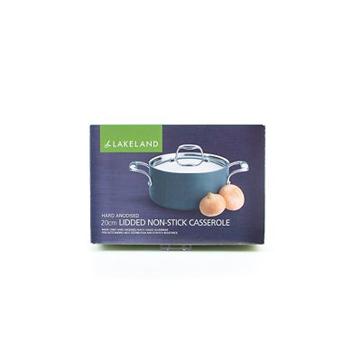 Lakeland Hard Anodised 20cm Lidded Casserole Pan image(8)