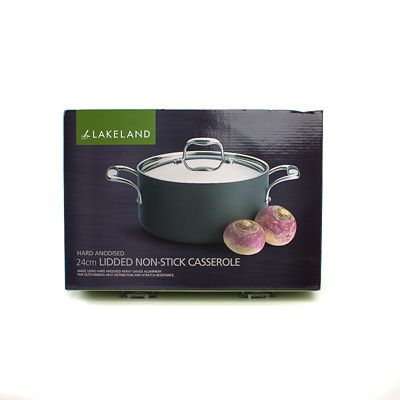 Lakeland Hard Anodised 24cm Lidded Casserole Pan  image(9)